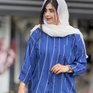 شومیز شانتون نخ لمه کد 6349
