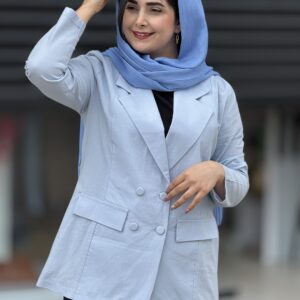 کت لینن چهار دکمه کد 7878