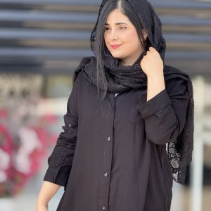 شومیز مشکی نخی
