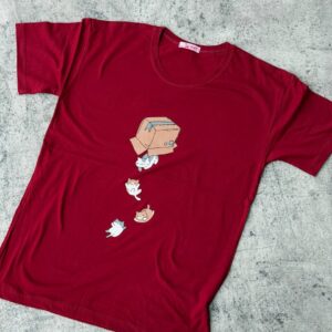 تیشرت جعبه گربه 15068