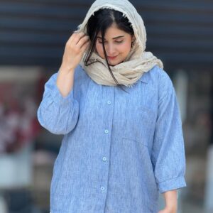 شومیز لینن آکسفورد اسمارا 15440