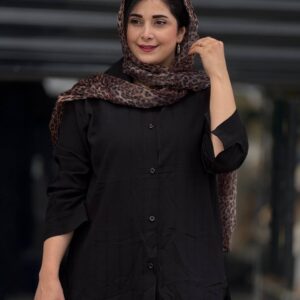 شومیز تک مشکی جگوار